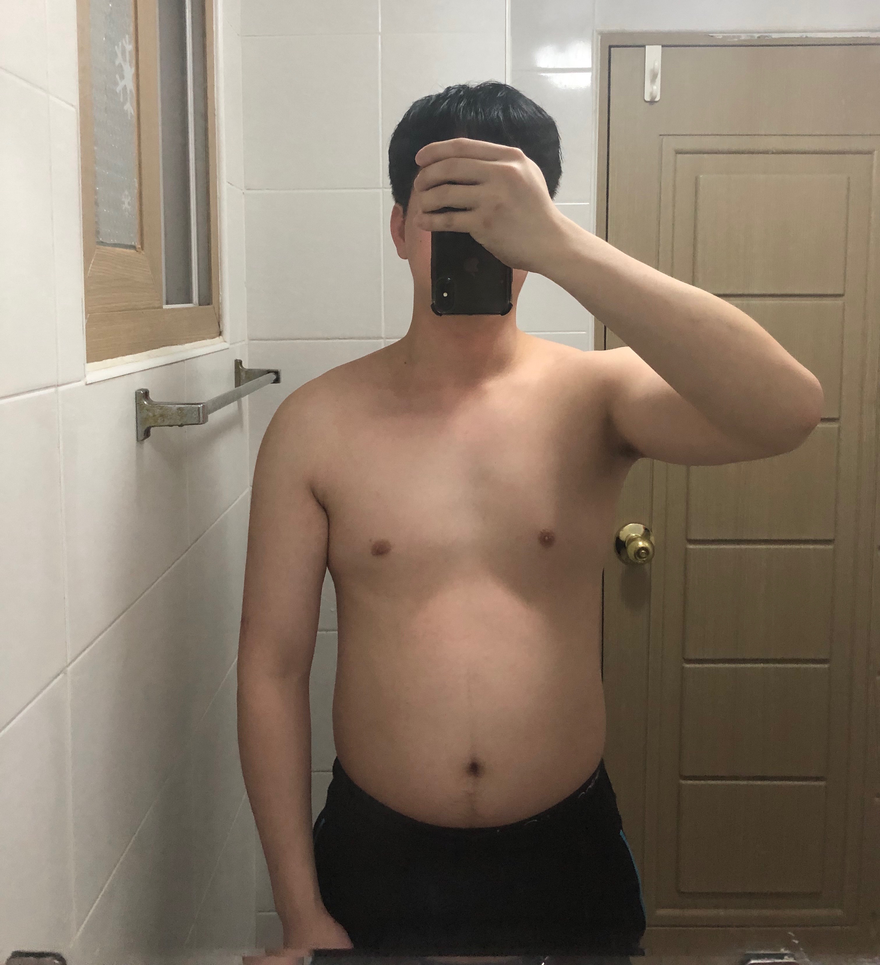 다이어트 PT 운동 전 사진